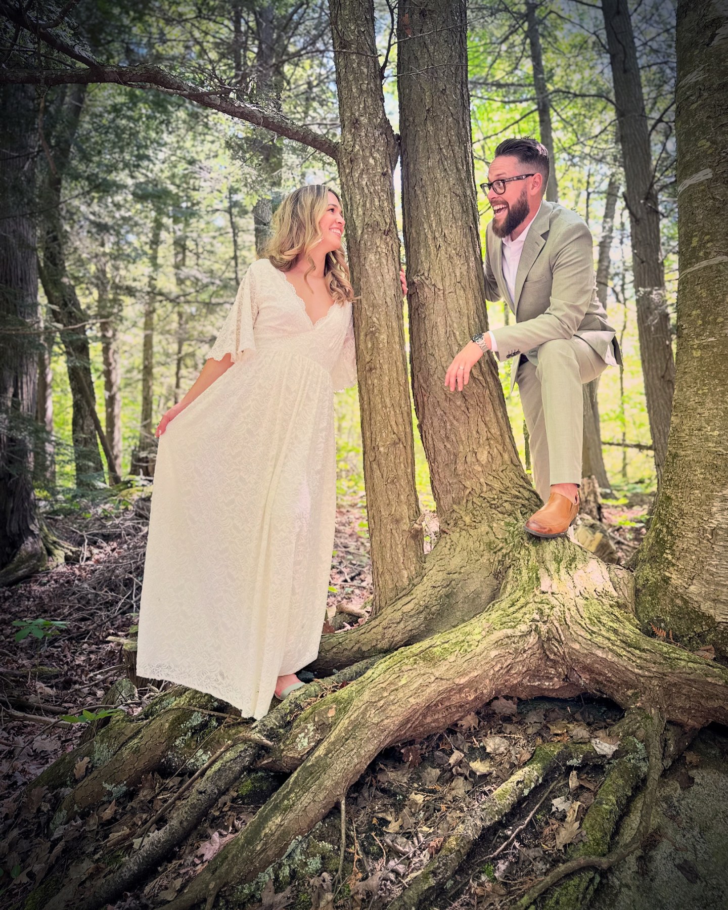 "Trillions of Trilliums" - Spring Adventure Wedding - Image 6