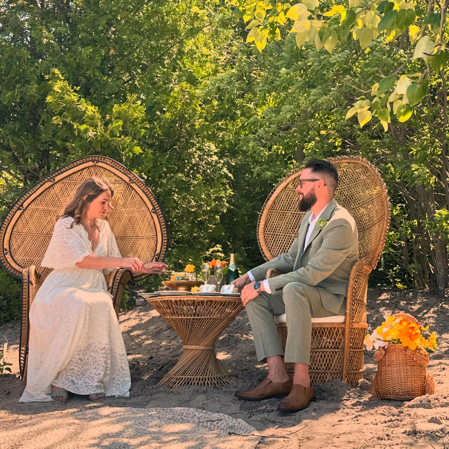 "Trillions of Trilliums" - Spring Adventure Wedding - Image 8